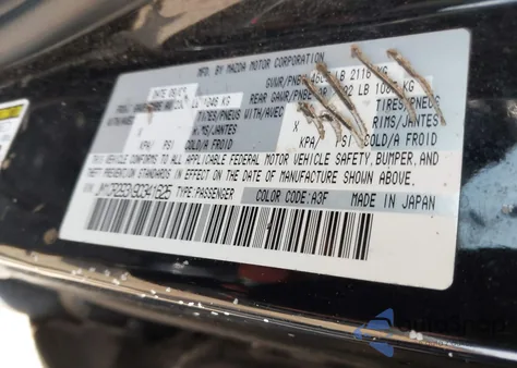 2009 Mazda Mazda5 Sport z USA, uszkodzony, nr VIN JM1CR293X90341625